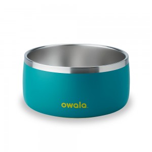 Owala Pet Bowl Size 6 cups Pet Bowl Turquoise | QC3758206