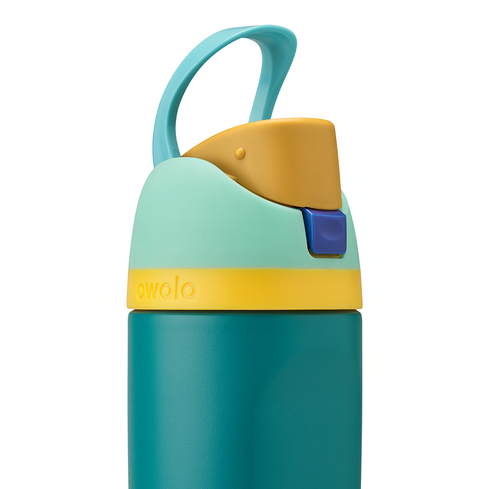 Owala Kids' FreeSip Ages 3+ Material Stainless Steel - Kid's 16 oz Water Bottle Kids' FreeSip Kid's Splishy Splashy | RW0243186